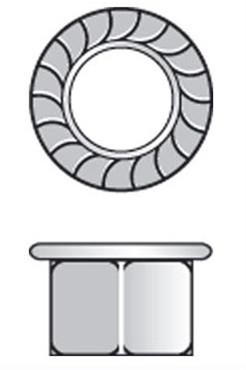 Raleigh 14mm Wheel Axle Nut