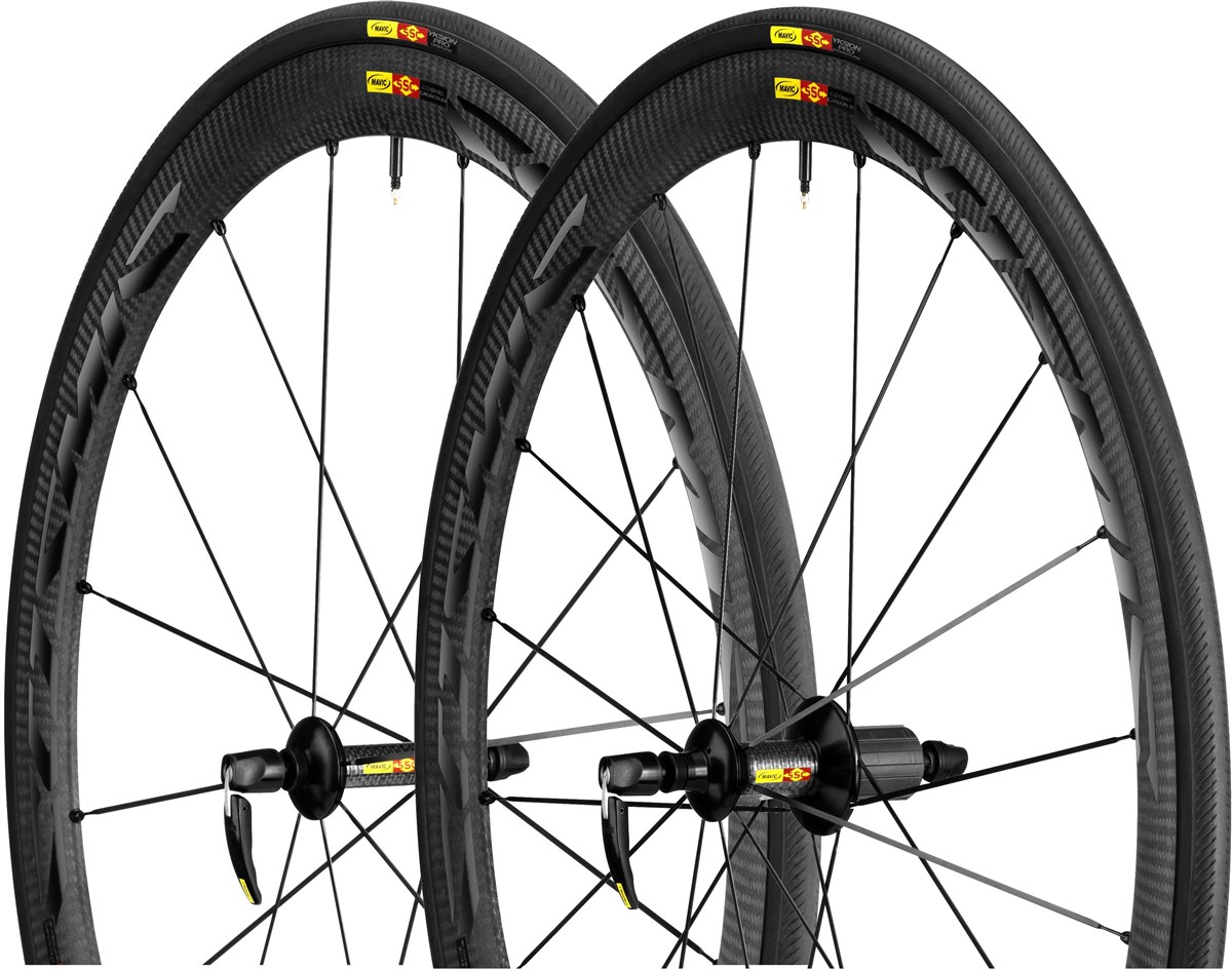 Mavic Cosmic Carbone 40 Clincher Road Wheelset With Wheel-Tyre System product image