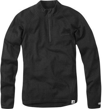 Madison Isoler Merino Womens Zip-neck Baselayer