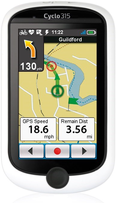 Mio Cyclo 315 GPS Cycle Computer With H/R & Cad (EU Maps) product image