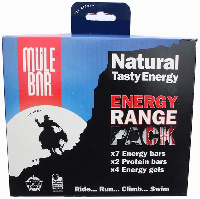Mulebar Energy Range Pack - Bars / Gels - Box of 13 product image