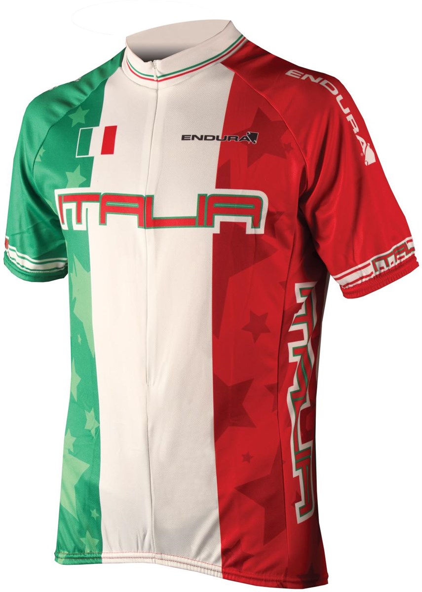 Endura CoolMax Printed Italy Short Sleeve Cycling Jersey SS16 product image