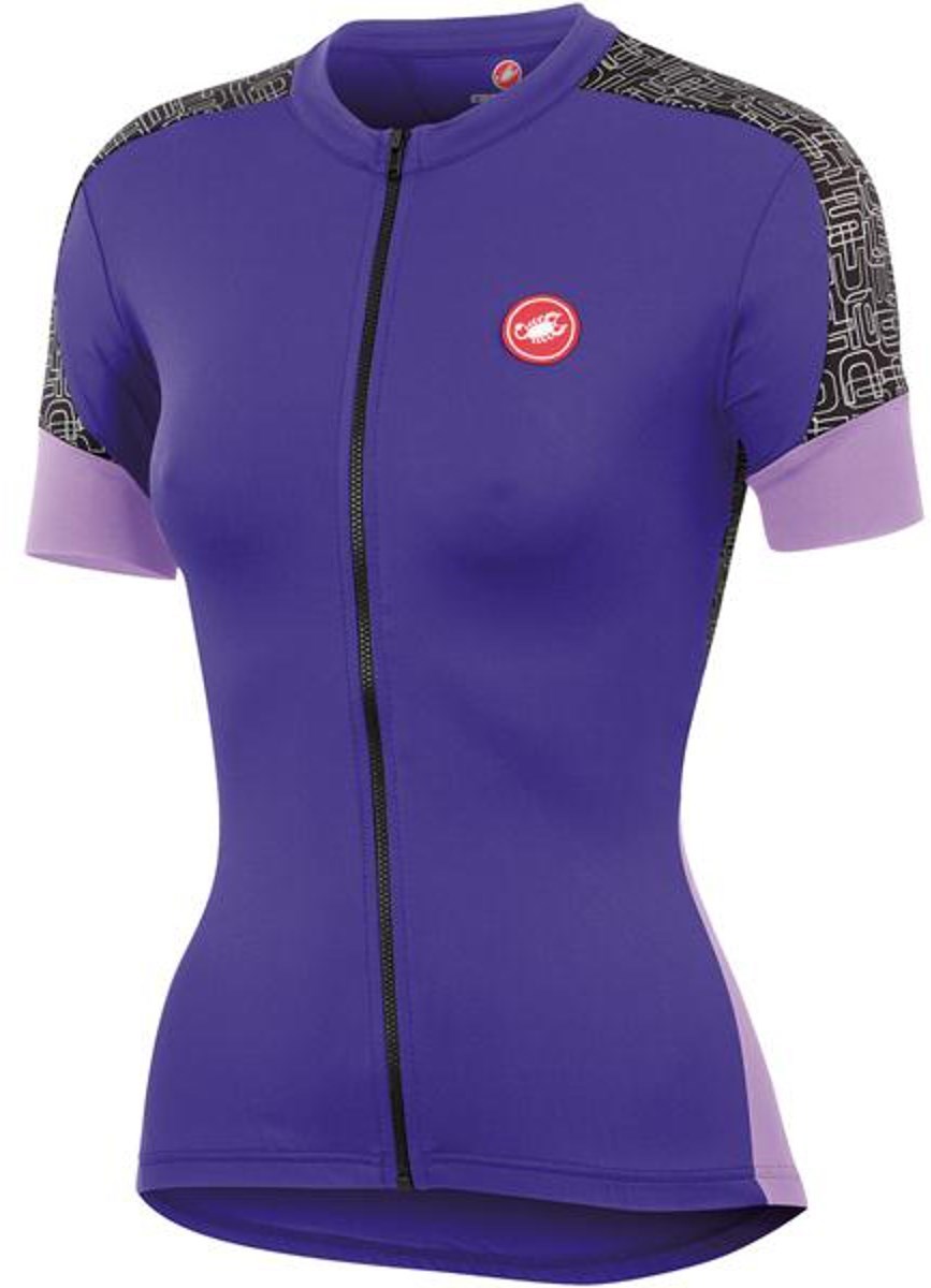 Castelli Scarabocchio FZ Womens Short Sleeve Cycling Jersey product image