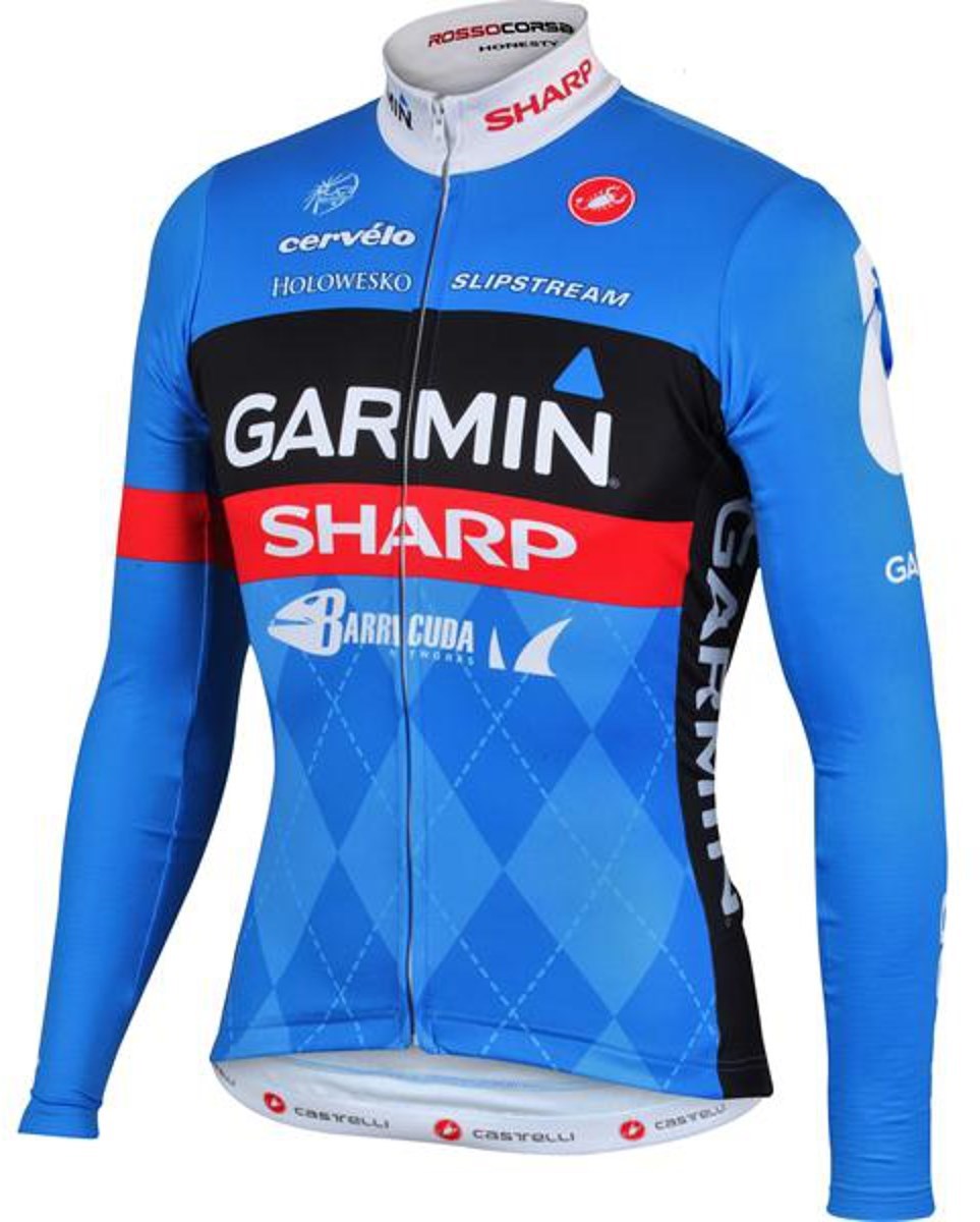 Castelli Garmin 2013 Thermal FZ Long Sleeve Cycling Jersey product image
