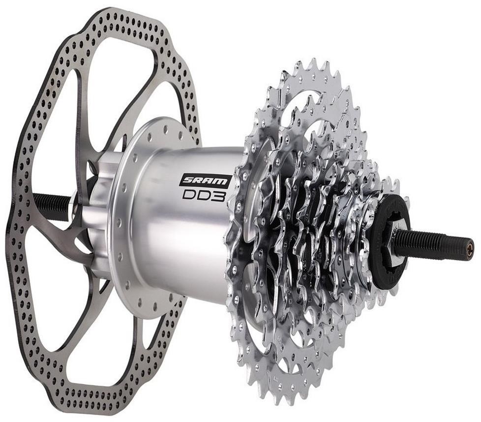 SRAM DualDrive3 Hub Disc Brake 135OLD with Spoke Protector product image
