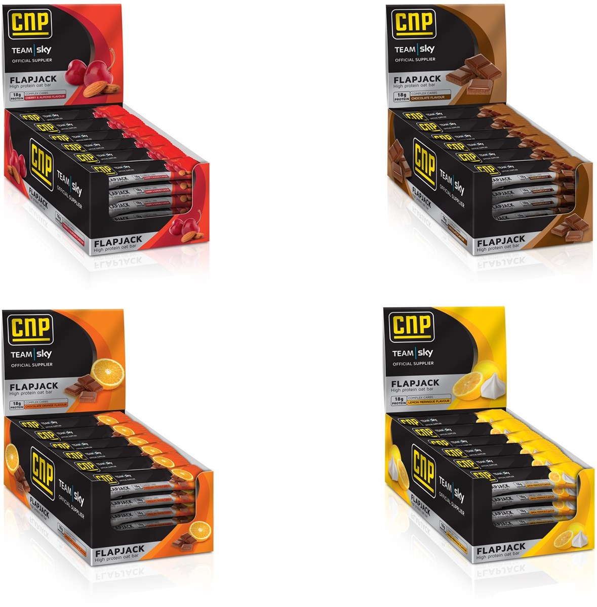 CNP High Protein Flapjack Snack Bar - 75g x Box of 24 product image