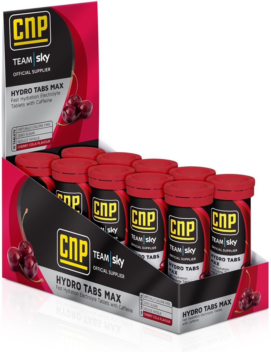 CNP Hydro Tabs Hydration Tablets with Caffeine Max - 1 x Box of 10 Tubes product image