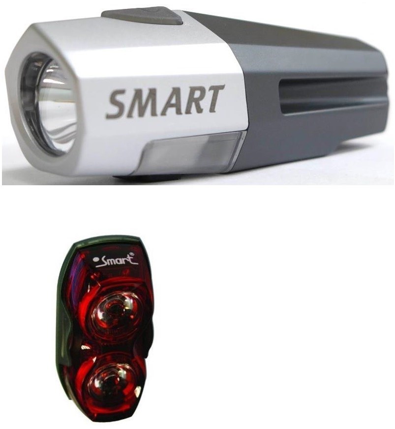 Smart 500 Lumen USB Front with R2 USB Rear USB Rechargeable Light Set product image