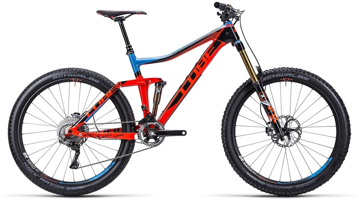 Cube Stereo 160 Super HPC Action Team 27.5 Mountain Bike 2015 - Full Suspension MTB product image