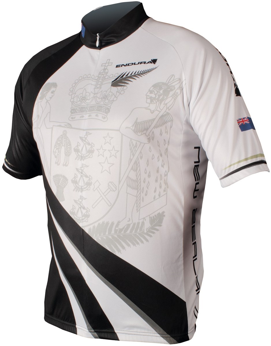 Endura Coolmax Printed New Zealand Short Sleeve Cycling Jersey SS16 product image