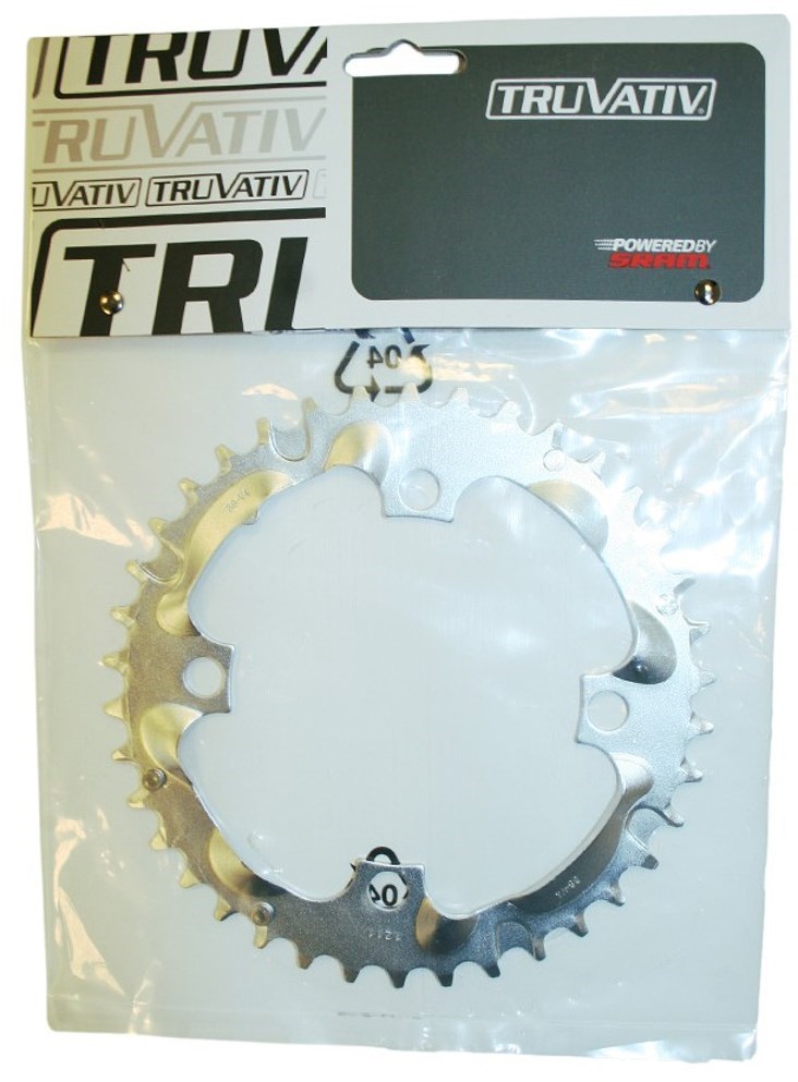 Truvativ Chainring MTB 38t 4 Bolt 104mm BCD Steel Tech Silver product image