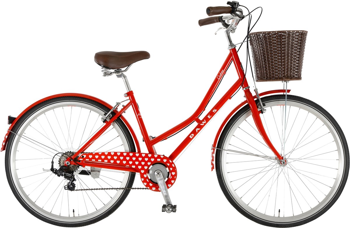 Dawes Duchess Red Hearts Womens 2016 - Hybrid Classic Bike product image