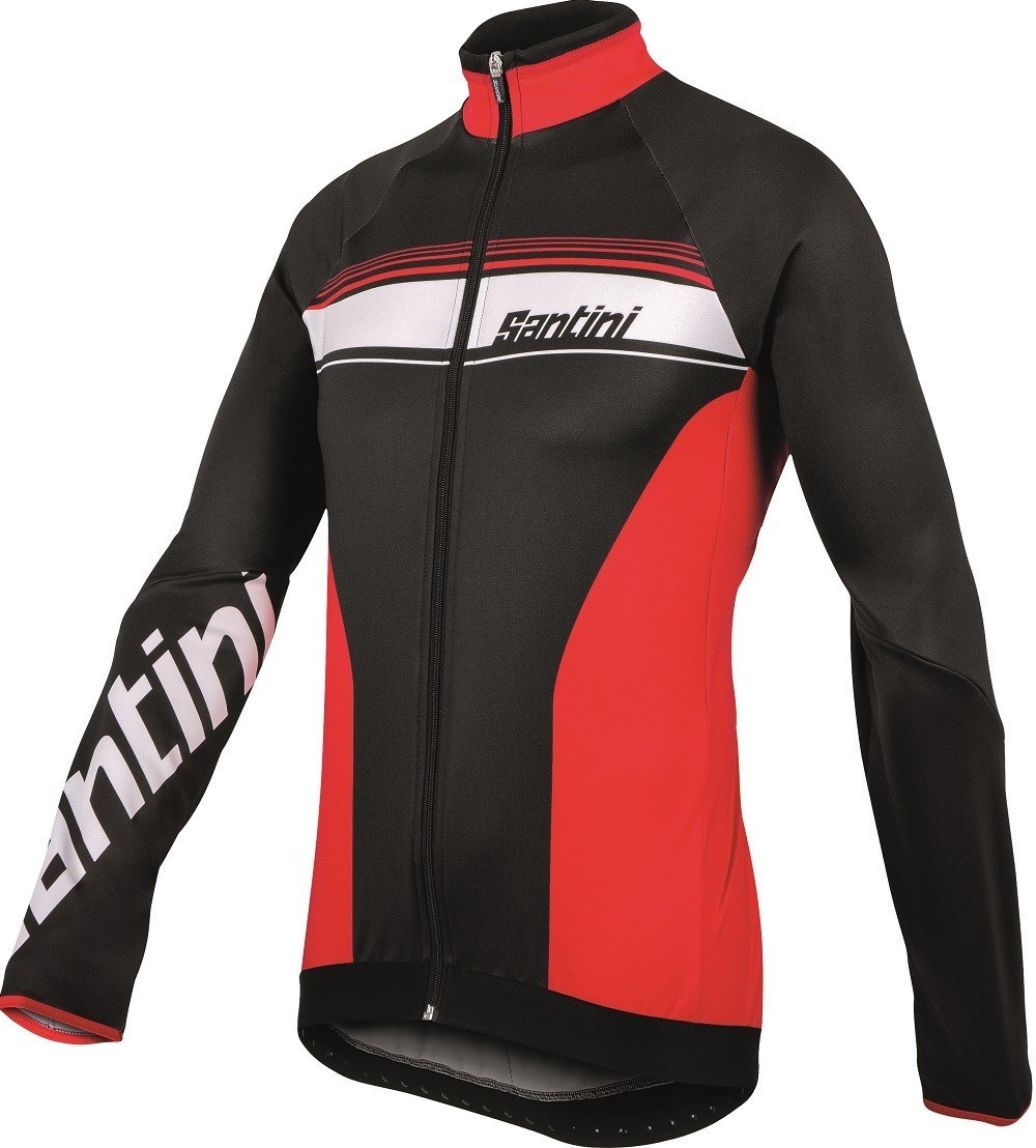 Santini Fluke Long Sleeve Thermofleece Cycling Jersey product image