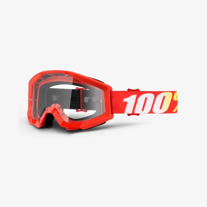 100% Strata Anti Fog Clear Lens MTB Goggles product image