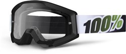 100% Strata Anti Fog Clear Lens MTB Goggles