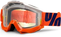 100% Accuri Anti-Fog Clear Lens MTB Goggles