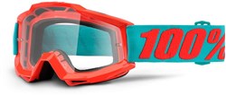 100% Accuri Anti-Fog Clear Lens MTB Goggles