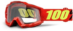 100% Accuri Anti-Fog Clear Lens MTB Goggles