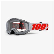 100% Accuri Anti-Fog Clear Lens MTB Goggles