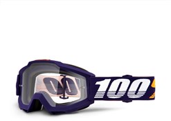 100% Accuri Anti-Fog Clear Lens MTB Goggles