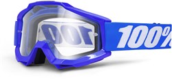 100% Accuri Anti-Fog Clear Lens MTB Goggles