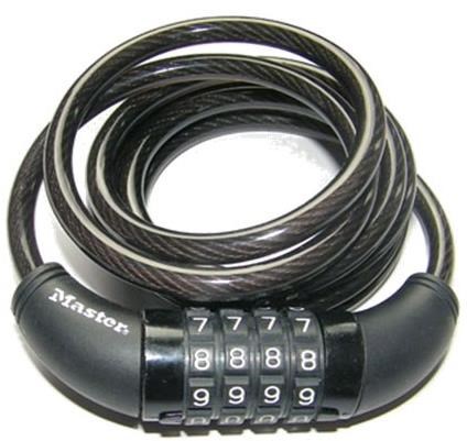 Master Lock Digit Resettable Combination Coiled Steel Cable Lock product image