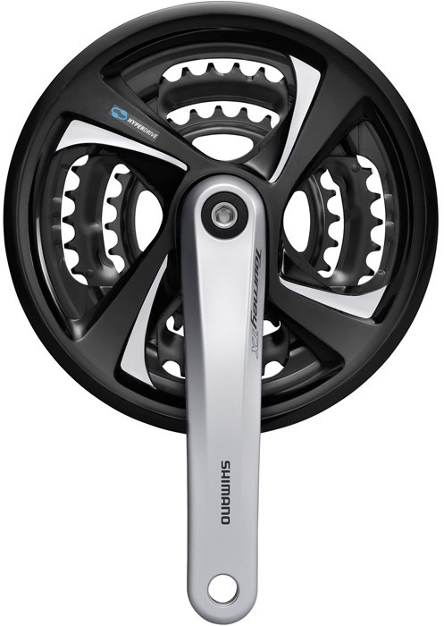 Shimano FC-TX801 Tourney Triple Chainset with Chainguard product image