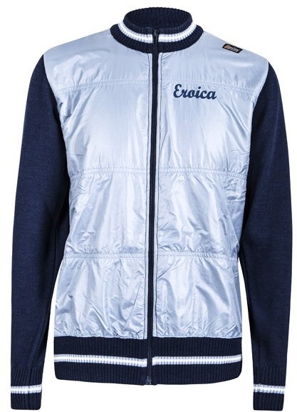 Santini Eroica Wool Zip Fastening Sweater Windproof Front 2015 Heritage Series product image