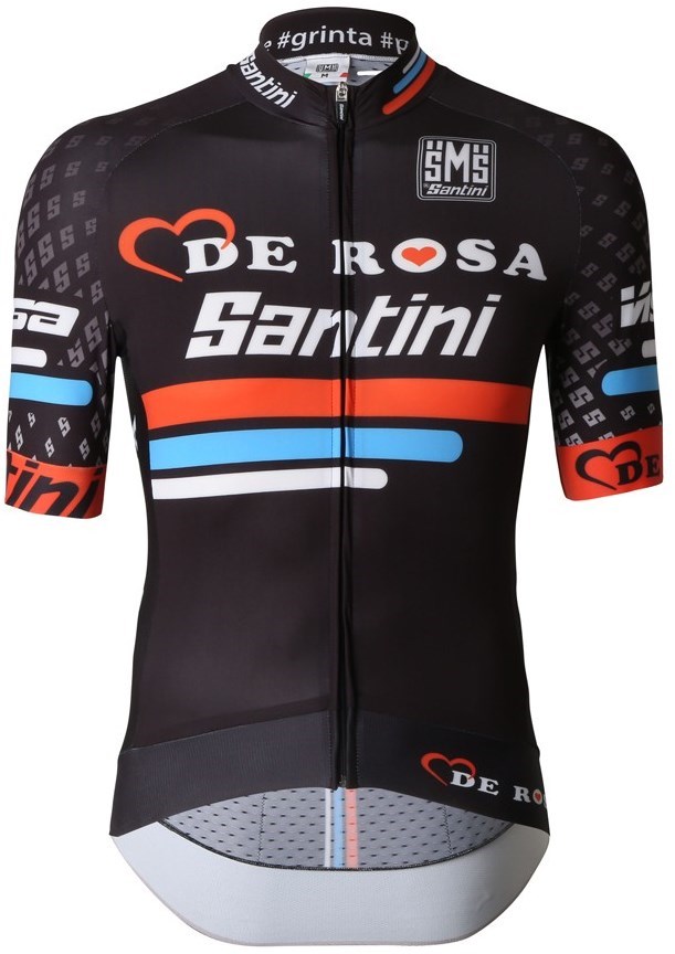Santini Team Original de Rosa Sleek Short Sleeve Jersey product image