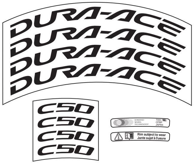 Shimano WH-7900-C50-CL Rim Sticker Unit product image