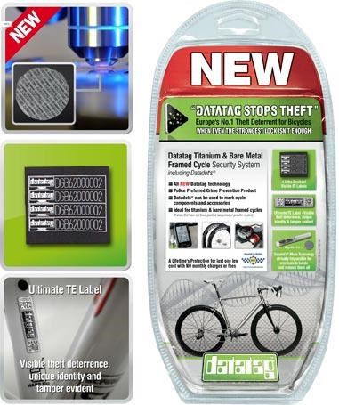 Datatag Titanium/Bare Metal Security Identification System for Bicycles product image