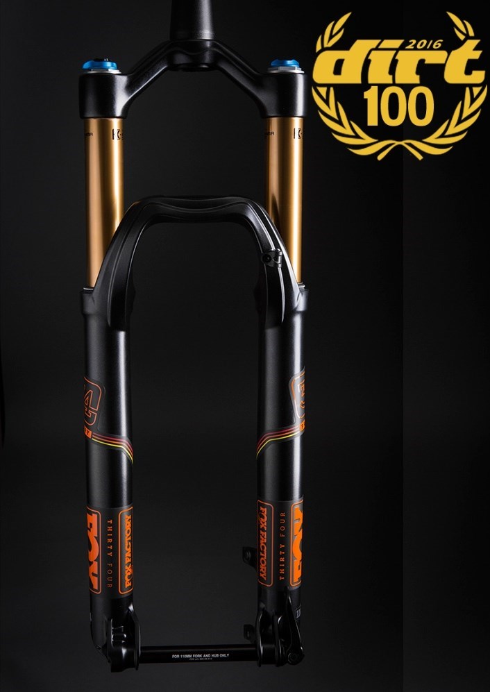 Fox Racing Shox 34 K Float FIT4-ADJ Factory Series 27.5 inch Plus 120mm MTB Fork - Kashima Stanchions 2016 product image
