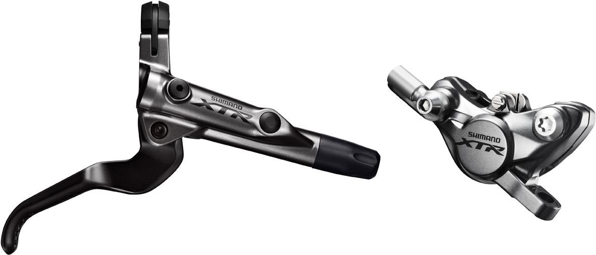 Shimano BR-M9000 XTR bled I-spec-II ready brake lever / Post mount calliper - front product image