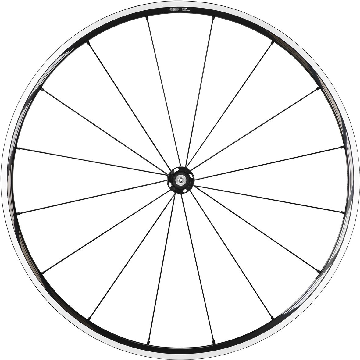 Shimano WH-RS610-TL Wheel - Tubeless Ready Clincher 24 mm - Black - Front product image
