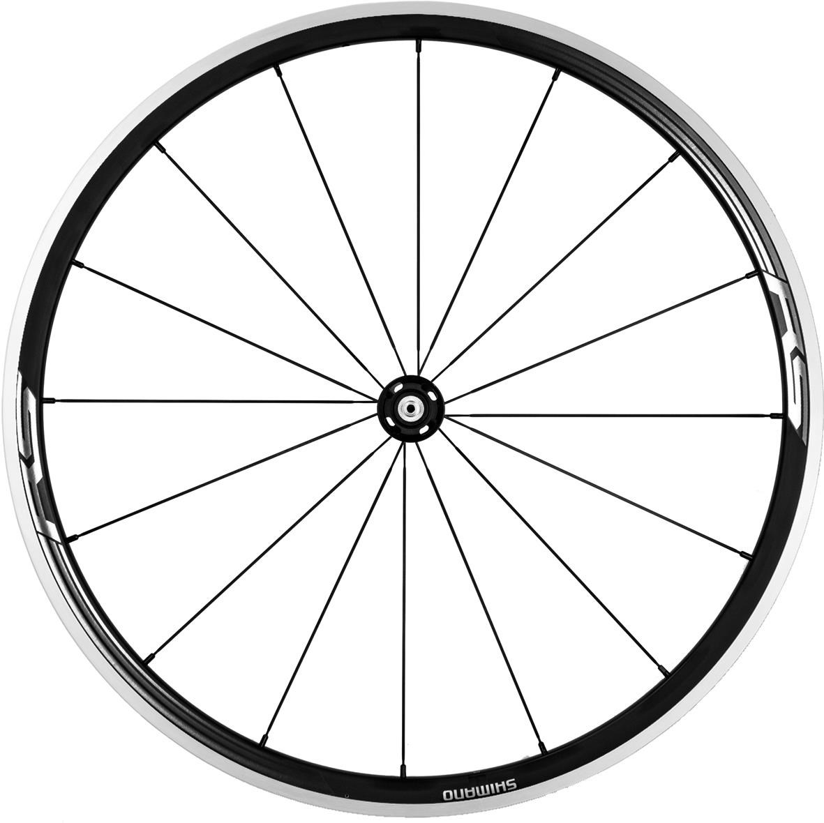 Shimano WH-RS330 Wheel, Clincher 30 mm, Black, Front product image
