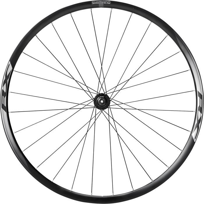 WH-RX010 Disc Road Wheel, Clincher 24 mm, Black, Front image 0