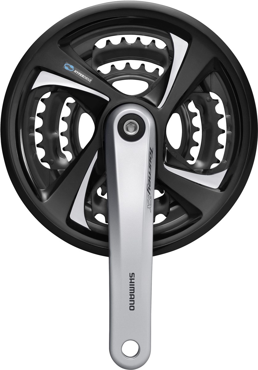 Shimano FC-TX801 Tourney Triple Chainset - With Chainguard product image