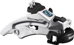 Product image for Shimano FD-TX800 Tourney TX Front Derailleur, Top Swing, Dual Pull