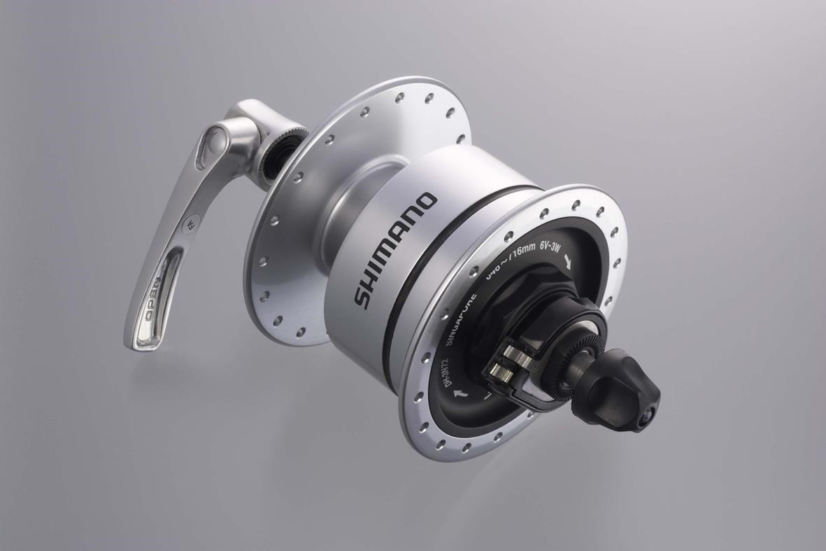 Shimano DH-3N72 6v 3.0w Quick Release Dynamo Front Hub For Use With Rim Brakes - 36h product image