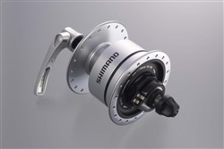 Shimano DH-3N72 6v 3.0w Quick Release Dynamo Front Hub For Use With Rim Brakes - 32h