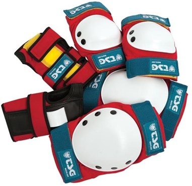 TSG Basic Junior Elbow / Wrist / Knee Padset - Old School