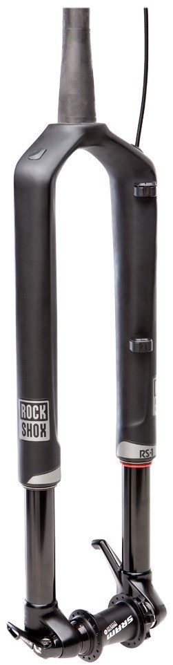 RockShox RS1 ACS - Solo Air 120 29"  - Diff Black/Silver, Fast Black - XLoc Remote Right - Carbon Str - Tapered  2016 product image