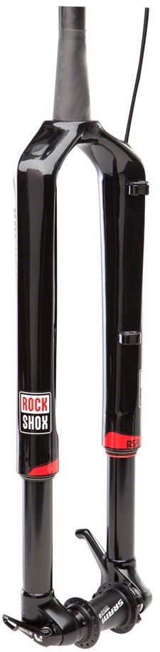 RockShox RS1 ACS - Solo Air 120 29" Predictive Sterring - Gloss Black/Red - Accelerator XLoc Remote Right - Carbon Str - Tapered - 51 offset 2016 product image