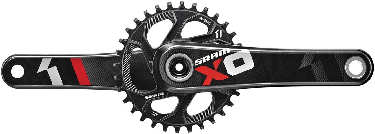 SRAM X01 Crank - BB30 - 1X11 - Includes 32T Direct Mount Chainring (BB30 Cups NOT included) product image