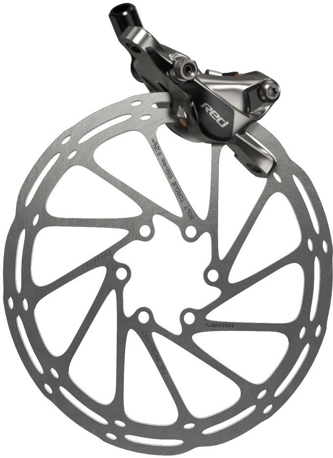 SRAM Red22 Shift/Hydraulic Disc Brake Yaw Front Shift Front Brake With Direct Mount Ti Hardware (Rotor & Bracket sold Separately) product image
