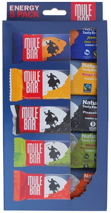 Mulebar Energy Bar 5-Pack Mixed Flavour - 56g x Box of 5 product image