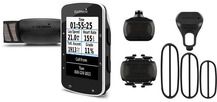 Garmin Edge 520 GPS Enabled Computer - Speed, Cadence and HRM Bundle product image