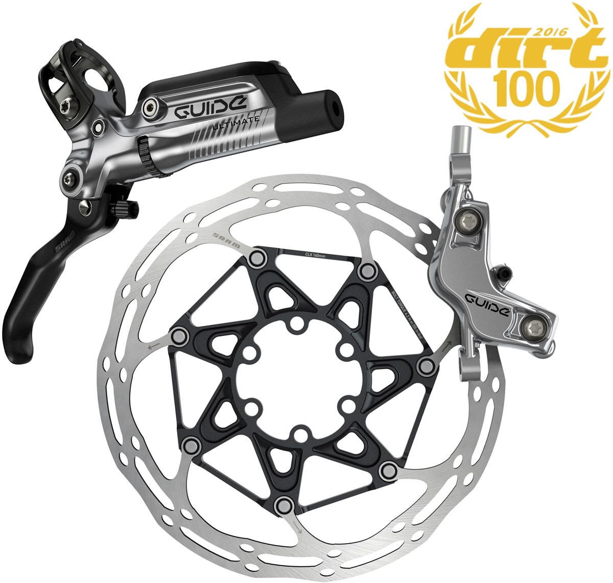 SRAM Guide Ultimate Front Disc Brake - Ti Hardware (Rotor/Mount Sold Separately) product image