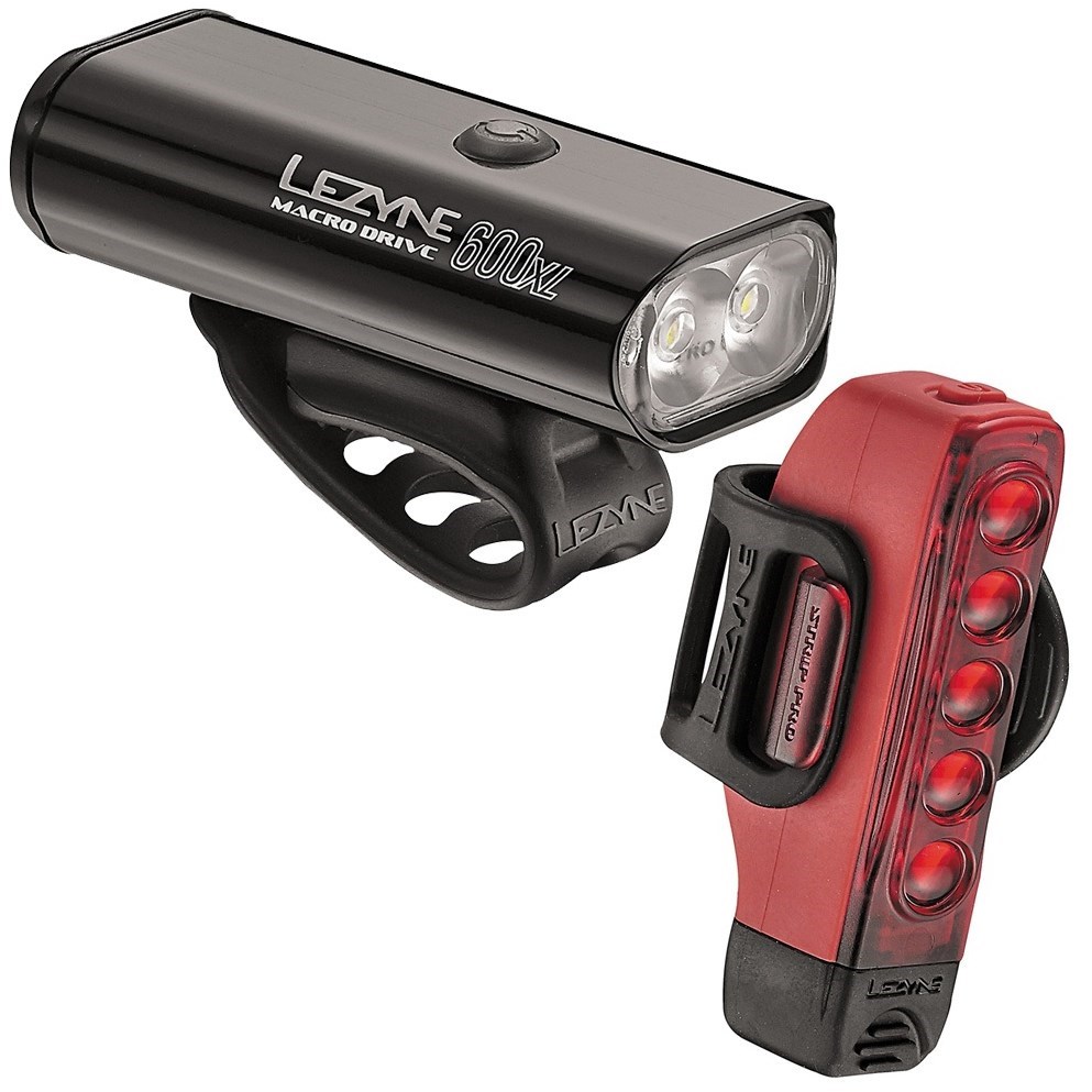 Lezyne Macro Drive 600XL/Strip PRO USB Rechargeable Light Set product image