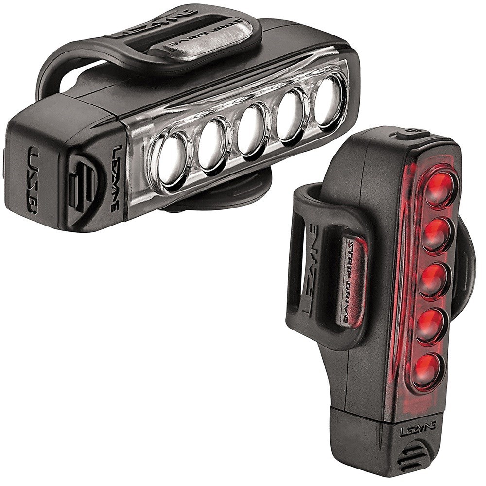 Lezyne Strip Drive USB Rechargeable Front/Rear Light Set product image